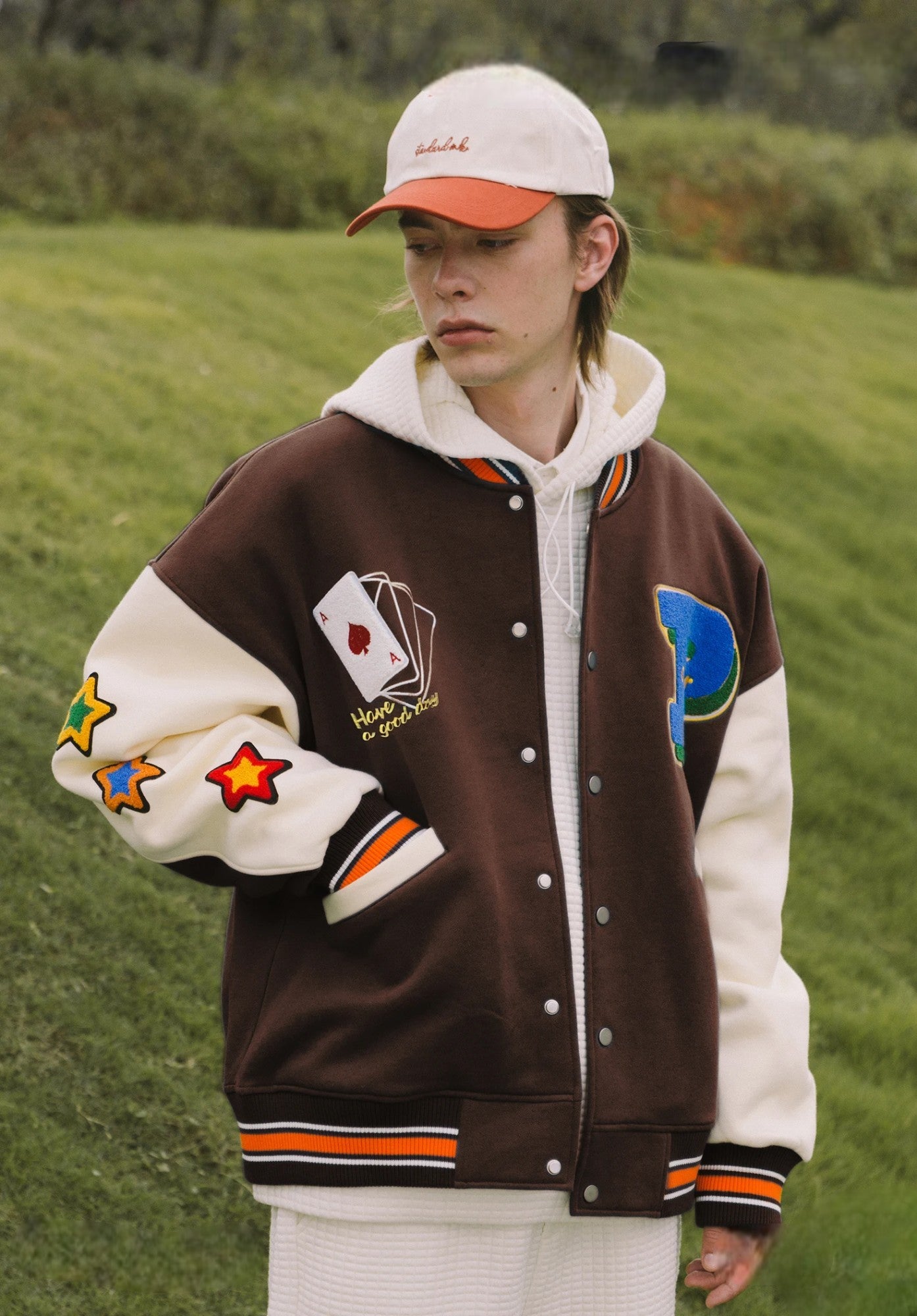 "Lucky" Vintage Baseball Jacket