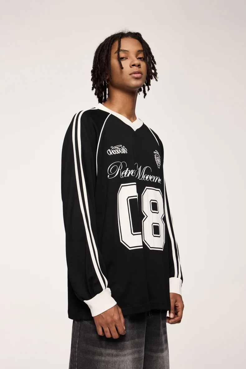 "08" Football Jersey Sweater