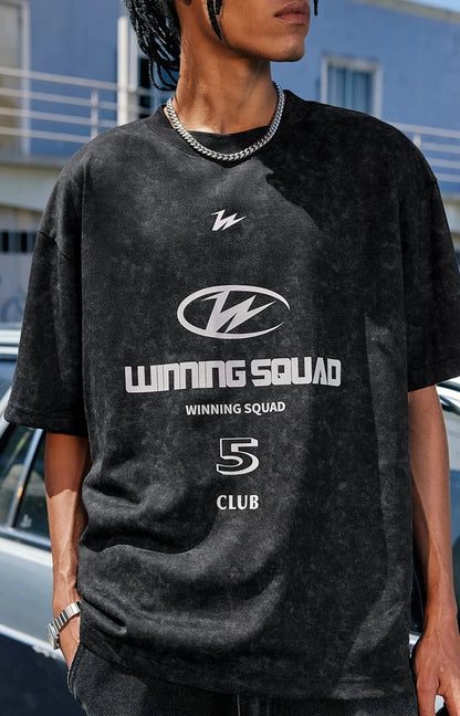 "5 Club" Oversized Streetwear Tee