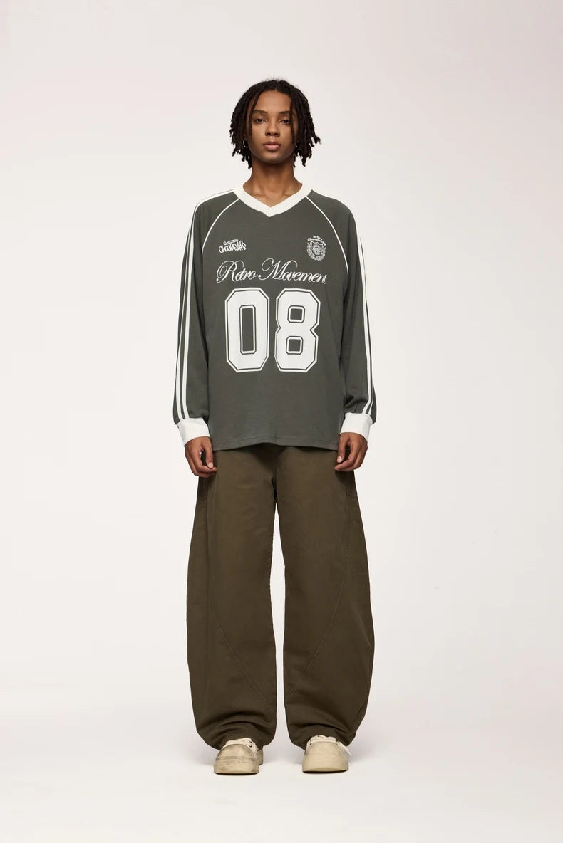 "08" Football Jersey Sweater