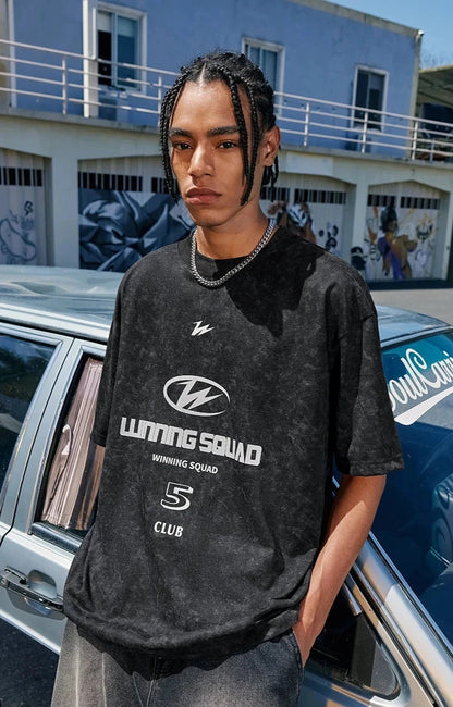 "5 Club" Oversized Streetwear Tee